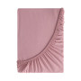 Prestieradlo 180x200 cm BASIC pudrové s gumičkou